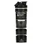 Шейкер спортивний BlenderBottle ProStak 22oz/650 мл з 2-ма контейнерами Black (PS 22oz Black/Black) - мініатюра 2