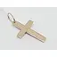 Золотий хрестик Харківська ювелірна фабрика Розп'яття Христа з емаллю. 115-МЕ - мініатюра 2