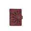 Женская кожаная обложка для паспорта 3.0 Инди бордовая - миниатюра 7