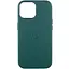 Кожаный чехол Epik Leather Case AAA with MagSafe and Animation для Apple iPhone 14, 6.1 Forest Green - миниатюра 1