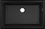 Кухонна мийка Hansgrohe S510-U660 під стільницю 710x450 Graphiteblack 43432170, Чорний - мініатюра 1