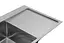 Кухонная мойка Kroner KRP Gebürstet - 7849LHM (3,0/1,0 мм) (CV025275) - миниатюра 6