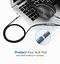 Кабель Ugreen AV118 3.5 mm Male to 3.5 mm Female 1.5 м Blue (40674) - миниатюра 5