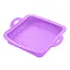 Форма квадратна силіконова для випікання кексів, тортів, пирогів та тістечок 18х18 см, A-plus Фіолетовий 85743 - мініатюра 6