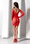 Бодистокинг Passion BS101 red - миниатюра 9
