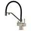 Смеситель для кухни на две воды с гибким изливом Koer KB-72036-02 KR5813, Нержавеющая сталь - миниатюра 1