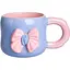 Чашка фарфоровая Yiwu с магнитом 400 мл голубой с розовым Yiwu FM-52D - миниатюра 1