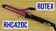 Плойка для локонов Rotex RHC420-C Плойка с турмалиновым покрытием Фиолетовая с черным 25 Вт - миниатюра 3
