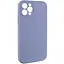 Чехол Silicone Case Full Camera Protective AA NO LOGO для Apple iPhone 12 Pro Max 6.7 Серый/Lavender Gray - миниатюра 2
