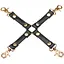 Фіксатор Liebe Seele Dark Candy Hogtie With Gold Hardware чорний - мініатюра 1
