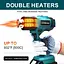 Беспроводной термофен, совместимый с аккумулятором Makita 18V LXT, 3 насадки, 2 температурных режима, максимальная температура - миниатюра 5