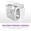 Корпус NZXT H3 Flow из закаленного стекла без блока питания, белый (CC-H31FW-01) - миниатюра 8