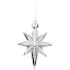 Украшение-подвеска Chomik Звезды 9 см 4 шт. серебряная (5901292631147_1) - миниатюра 1