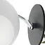 Бра Brille LK-657W/1 E27 CH/BK настенное накладное в спальню - миниатюра 7