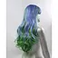 Парик лилово - зеленый матовый - миниатюра 2