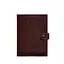 Кожаная обложка-портмоне для военного билета 15.0 бордовая - миниатюра 6