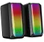 Акустичні колонки Aula N-600 Desktop Speaker, Black, 2 x 3 Вт, RGB, mini jack, USB (6978080505019) - мініатюра 1