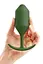 Анальная пробка B-Vibe Snug Plug 4, 14 см (зеленый) - миниатюра 2
