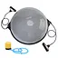 Балансировочная платформа (полусфера) Cornix Bosu Ball 58 см с эспандерами Grey XR-0455 - миниатюра 1