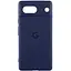 Чехол Lakshmi Silicone Cover Full Camera (AAA) with Logo для Google Pixel 7a Темно-синий / Midnight blue - миниатюра 1