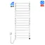 Электрический полотенцесушитель Navin Грандис 480x1200 Sensor с Wi-Fi, левая с таймером, белая 12-112033-4880, Белый, Левое, Электронный - миниатюра 1