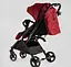 Прогулянкова дитяча коляска Joy Comfort L-52304 зі сталевою рамою, футкавером та підсклянником - мініатюра 2