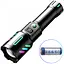 Аккумуляторный фонарь с флуоресцентной окраской 1143-TG PM10-TG 1x26650 Power Bank ЗП Type-C - миниатюра 1