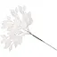 Декоративная искусственная ветка с глитером Белый 29 см - миниатюра 1
