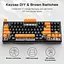 Клавиатура игровая механическая Aula Mechanical F-3032 Black keycaps + 21 Yellow keys KRGD Brown - миниатюра 7