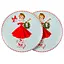 Набір з 2-х тарілок Lefard Miss Christmas 20.5 см (924-886) - мініатюра 1