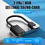 Адаптер Vention 2-port USB External Sound Card 0.15 м черный (CDYB0) - миниатюра 2