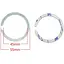 Стальная пластина DK для MagSafe Ring Letter на скотче (Кольцо С / white) - мініатюра 2