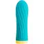 Вібратор для клітора Pleasures Bullets Twist Shout 8.5 см бірюзовий - мініатюра 1