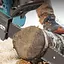 Ланцюгова акумуляторна пила з подачею мастила Chain Saw шина 40 см 16 дюймів 2500 Вт, електропила з високою автономністю 2 АКБ - мініатюра 7