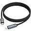 Дата кабель Hoco X112 Favor with display Type-C to Lightning 27W (1m) Black - мініатюра 5