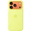 Чехол Silicone Case with Button, Animation & MagSafe для Apple iPhone 17 Pro Neon Yellow AAA (153240) - миниатюра 3