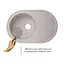 Кухонна мийка Lidz 780x500/200 GRA-09 (LIDZGRA09780500200), Сірий - мініатюра 3