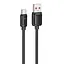 Дата кабель Hoco X115 Surpass USB to Type-C 100W (1m) Black - миниатюра 1