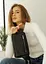 Женская сумка бананка Sambag HARVI черная 24 × 16 × 6 см (88213001) - миниатюра 6