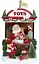 Новорічна композиція Santa's Toy Store з LED підсвічуванням Bona 22х14х33 см dec0008417 - мініатюра 1