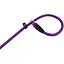Поводок-удавка для собак Barksi Active (длина 183 см диаметр 12 мм) шахматы черно-фиолетовый - миниатюра 2
