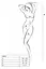 Бодистокинг Passion BS095 white - миниатюра 5