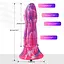 Фалоімітатор для секс-машин Hismith 10.3″ Silicone Monster Dildo Series, система кріплення KlicLok - мініатюра 3