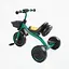 Детский трехколесный велосипед Best Trike BS-47603 со светом и музыкой зеленый - миниатюра 3