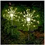Фейерверки на солнечных батареях 120LED теплый белый - миниатюра 6