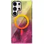 Чехол Epik TPU Shiny Mountain (MagFit) для Samsung Galaxy S24 Ultra Yellow / Pink - миниатюра 1