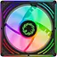 Комплект вентиляторов GameMax 3*120мм mm Black frame ARGB Fan RA300 BK (RA300 BK) - миниатюра 3
