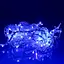 Новорічна гірлянда вулична Бахрома GarlandoPro 6 м 105 LED білий провід Синє світло 6МWBL - мініатюра 2