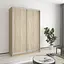 Шкаф-купе двухдверный MebelStar Стандарт AL 2ДСП 140x45x210 см Дуб сонома (MBS-2265) - миниатюра 1