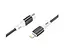 Кабель BOROFONE BX79 Type-C to iP 3A, 20W, 1m,, silicone, silicone connectors, Black - мініатюра 1
